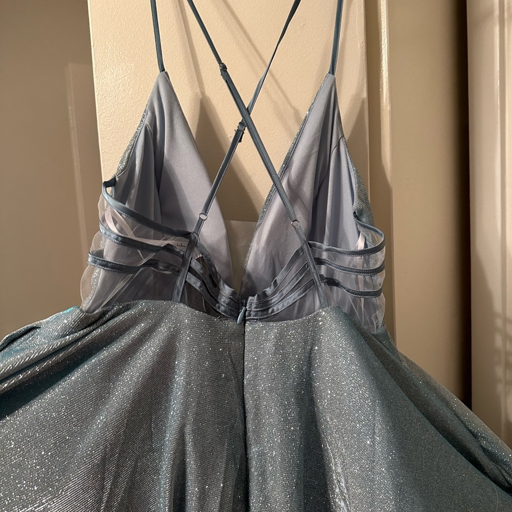 Sparkly Light Blue Dress